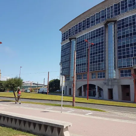 Lägenhet Apartamento 1° Linea De Playa En El Paseo Maritimo De A Coruña